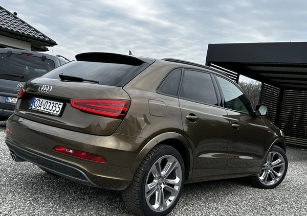 Audi Q3 cena 82900 przebieg: 184000, rok produkcji 2014 z Połaniec małe 497